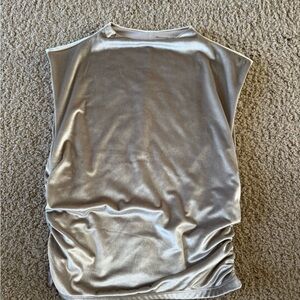 Abercrombie & Fitch champagne velvet Muscle Tee